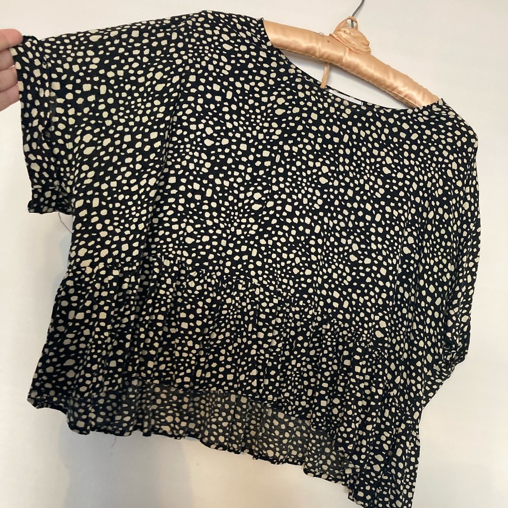 Speckled Baby doll shirt